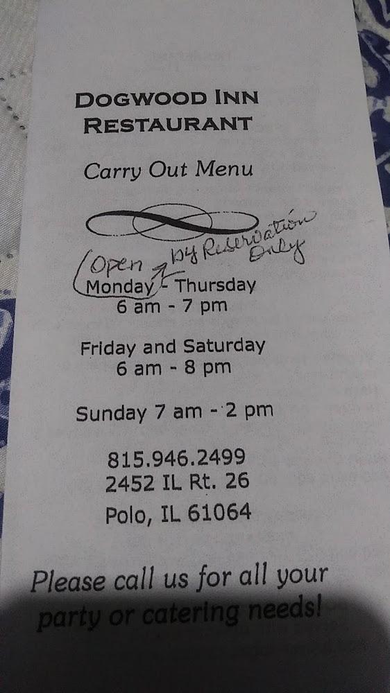 Dogwood Inn Restaurant Menu image 4